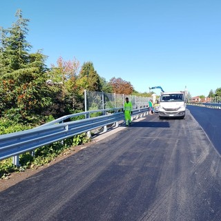 Intervento sul ponte a Canale (foto Provincia)