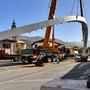 Garessio, installato l’arco del nuovo ponte Odasso [VIDEO]