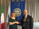 La past president Alessandra Tugnoli e il nuovo presidente Rotary