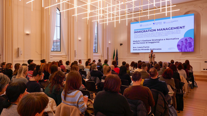 Corso &quot;Immigration Management&quot; in Confindustria Cuneo: un successo il primo modulo, con più di 100 partecipanti