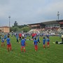 I ragazzi del Cuneo Oltrestura alla festa del calcio giovanile