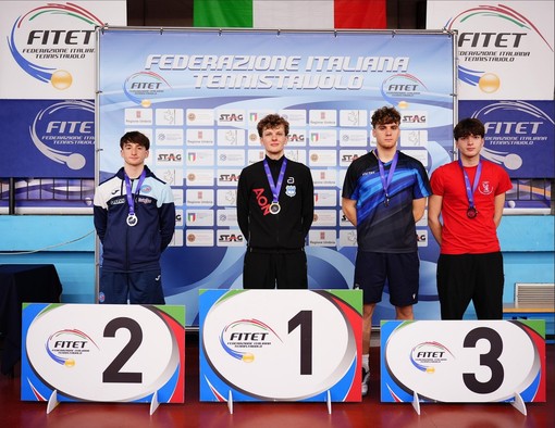 Tennistavolo: il mantese Giacomo Izzo oro U19 a Terni