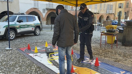 Importante iniziativa di sensibilizzazione con la Polizia locale di Mondovì in occasione di Gin Italy