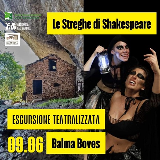 Il Mombracco e Balma Boves diventano il teatro delle “Streghe di Shakespeare