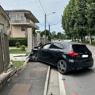 Uno dei tanti incidenti verificatisi in Viale Piave