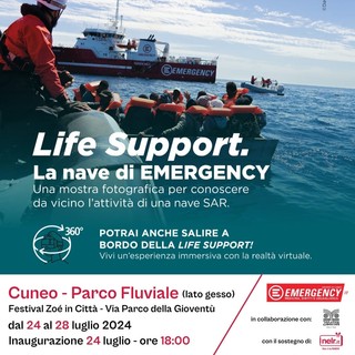 Al Parco Fluviale di Cuneo la mostra &quot;Life Support. La nave di EMERGENCY&quot;