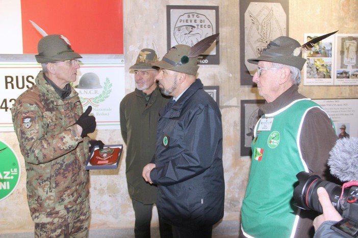 Il Generale Michele Risi in visita al Memoriale di Cuneo