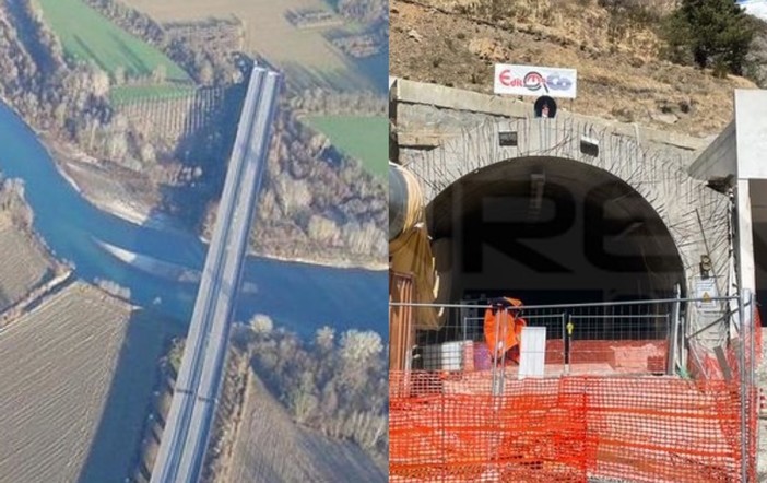 Le due grandi opere incompiute della Granda: la A33 ed il tunnel del Tenda