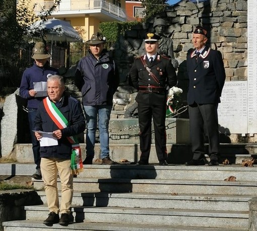 Villanova Mondovì celebra il IV Novembre, il sindaco Murizasco: &quot;Manteniamo viva la memoria dei caduti&quot;