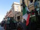 Il corteo dei trattori a Cuneo