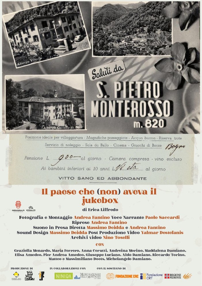 A San Pietro di Monterosso Grana la prima proiezione del film  &quot;Il Paese che (non) aveva il jukebox&quot;