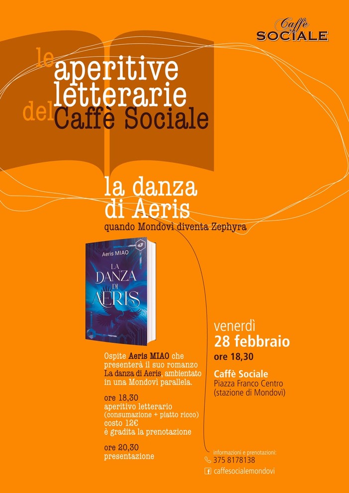 A Mondovì si presenta il libro di Aeris Miao &quot;La danza di Aeris&quot;