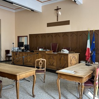 Aula del tribunale di Cuneo