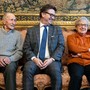 Giacomo, Lucia e il presidente del Consiglio regionale Davide Nicco