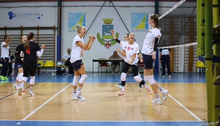 Una immagine dell'allenamento congiunto (foto Luciano Pecchenino)