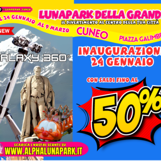 Luna Park della Granda: Divertimento e Offerte Speciali a Cuneo dal 24 Gennaio al 9 Marzo!