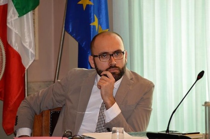 Il presidente della Provincia Luca Robaldo