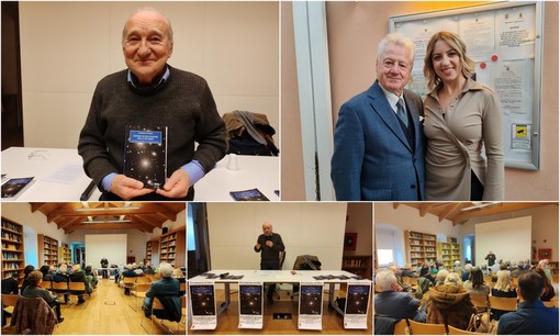 Cosmologia osservativa, a Ventimiglia il monregalese Luciano Lorenzi presenta &quot;Centro di espansione dell'universo&quot; [FOTO E VIDEO]