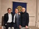 Luigi Fassino, presidente Rotary Saluzzo, il dottor Giovanni Siciliano e il dottor Luciano Zardo