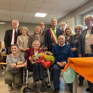 I festeggiamenti per i 100 anni della signora Agnese Lamberti