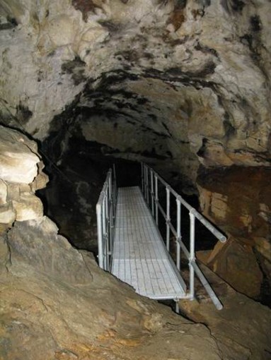 L'interno della Grotta del Rio Martino 1 (foto Fabrizio Bessone)