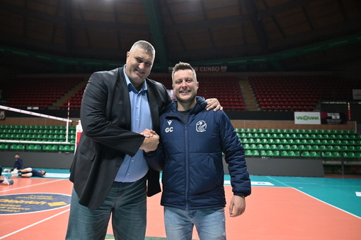 Lubo Ganev con il presidente Gabriele Costamagna