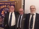 Il presidente del lions club Scarnafigi Piana del Varaita Luca Mellano con Enrico Prat