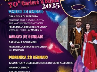 Il programma ufficiale dell'evento