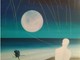 La Luna piena vista dal pittore Franco Gotta