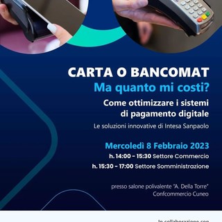 Cuneo, in Confcommercio un incontro sui costi delle carte elettroniche