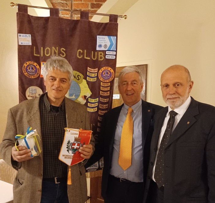 Lions Club Mondovì Monregalese con il geologo Aldo Acquarone