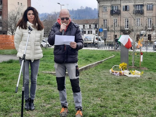 L'assessora Attilia Gullino e Giovanni Rubino e Bruna Chiotti