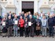 Foto di gruppo a margine dei festeggiamenti