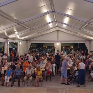 Un momento della serata di Monastero di Dronero