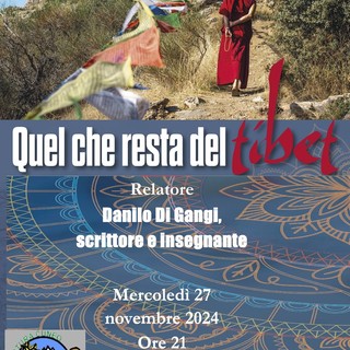 Pro Natura Cuneo, Danilo Di Gangi presenta &quot;Che cosa resta del Tibet: montagne sacre e montagne dissacrate&quot;