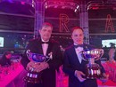 Maurizio Aiolfi e Carlo Merenda premiazione allo Sporting per il Montecarlo rally storico