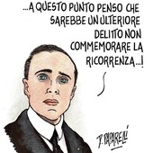 Cento anni fa l'assassinio di Giacomo Matteotti: la vignetta di Danilo Paparelli