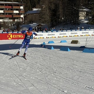 Martino Caracollo nella sprint di Dobbiaco (Foto Credits: Fondo Italia)