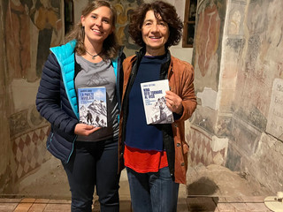 Marika Abbà con Linda Cottino che ha firmato la prefazione del libro