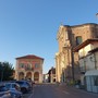 Piazza Umberto I a Moretta, dove si svolgerà la manifestazione &quot;Sport&amp;Shops&quot;