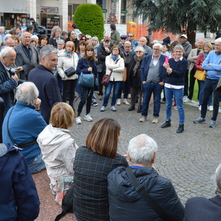 La manifestazione in piazza Europa dello scorso venerdì 24 maggio