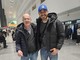 Maciel ed il DS di Cuneo Volley Paolo Brugiafreddo all'aeroporto di Malpensa