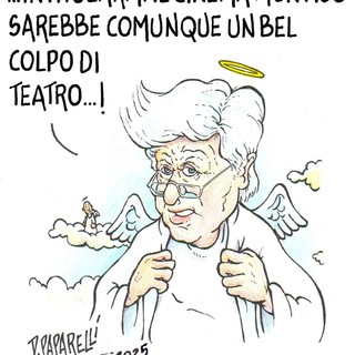 Cuneo indecisa su cosa intitolare a Nello Streri: la vignetta di Paparelli