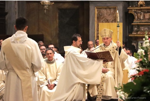 Alberto Costamagna è stato nominato sacerdote a Fossano (Foto tratte dal sito della Diocesi di Cuneo/Fossano)