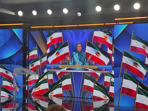 La leader della resistenza iraniana Maryam Rajavi