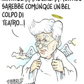 Cuneo indecisa su cosa intitolare a Nello Streri: la vignetta di Paparelli