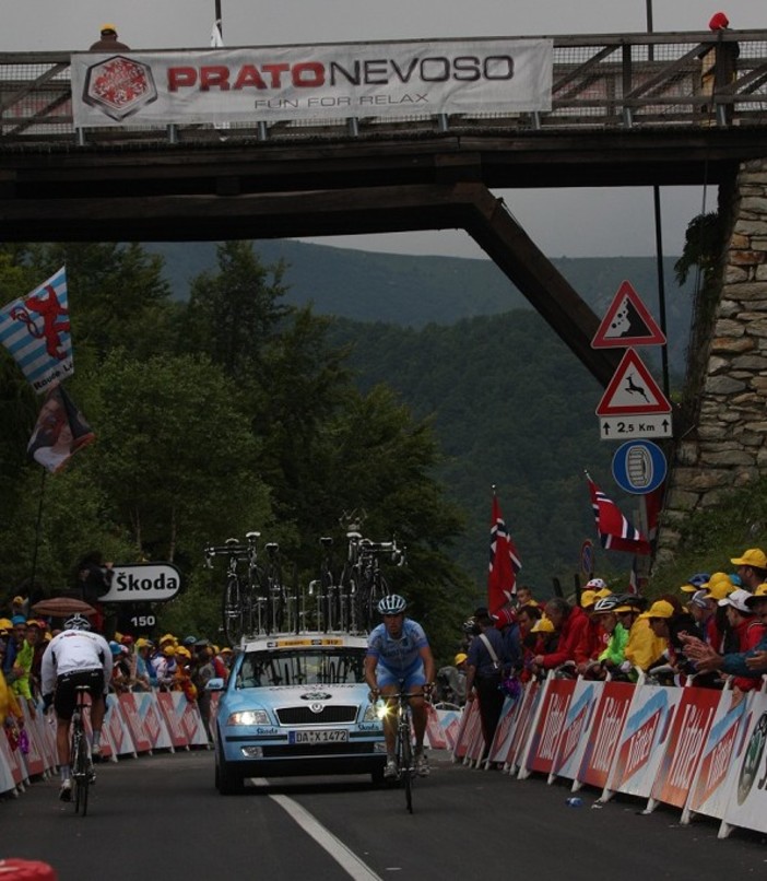 La tappa del Tour di Prato Nevoso - Foto di repertorio