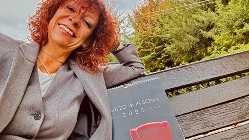 Paola Ravazzi e il nuovo calendario “2025 Saluzzo va in scena”