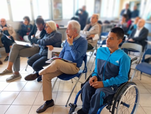 La presentazione dei Campionati italiani di tennis wheelchair (foto di Pino Berrino)