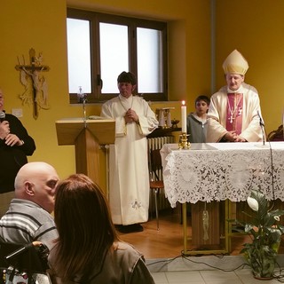 Giornata del malato presso la RSA Opere Pie Droneresi alla presenza del Vescovo di Saluzzo Monsignor Cristiano Bodo